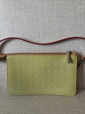 Arcadia Lime Green Genuine Patent Leather Made in Italy Mini Shoulder Bag